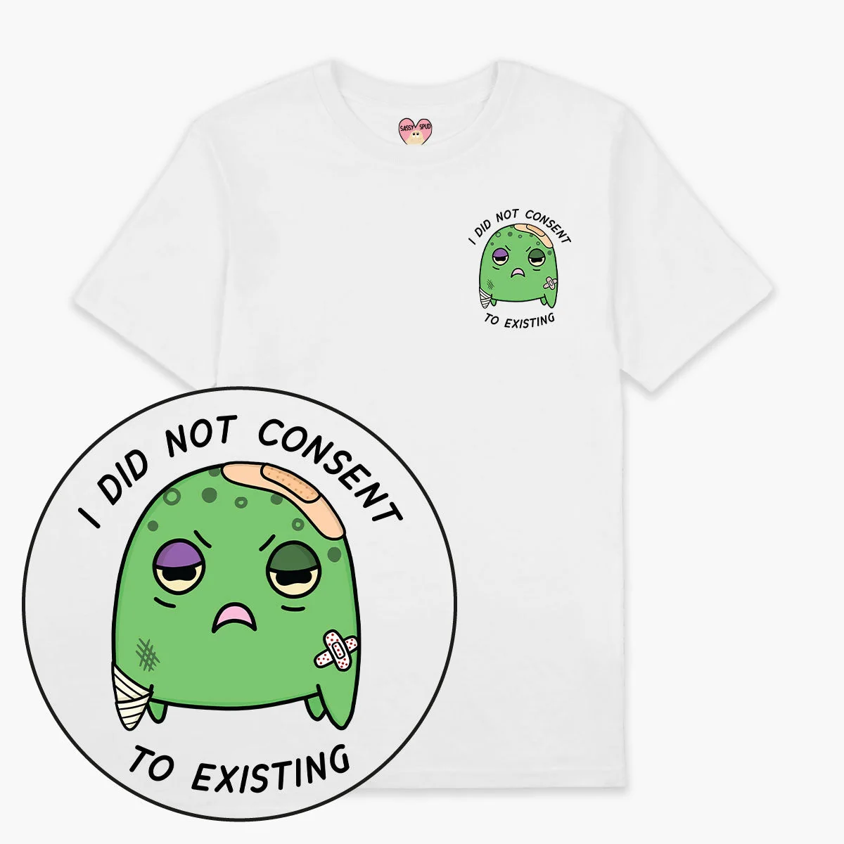 Organic Cotton Unisex Graphic Tee - Unique Sassy Spud Design