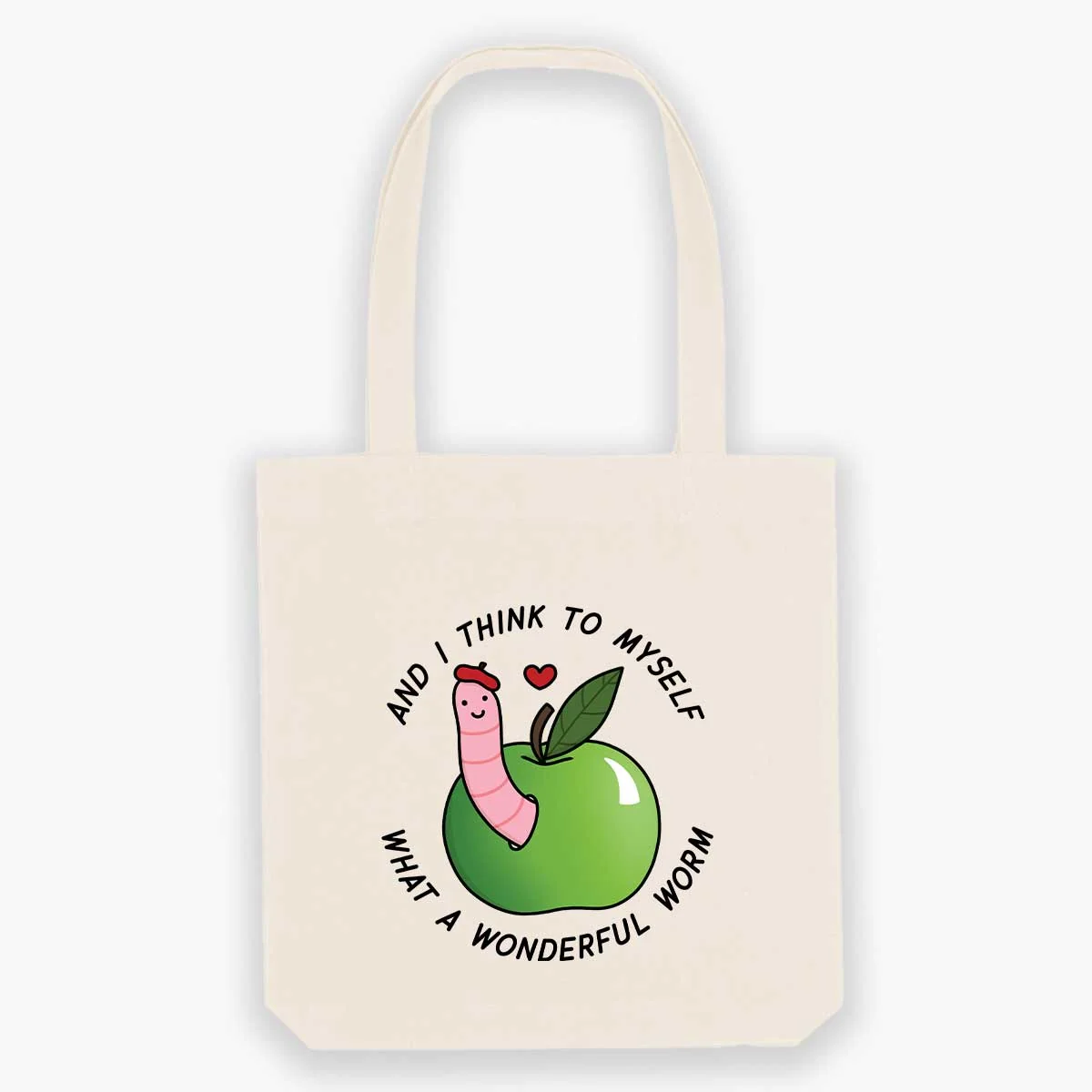 Sustainable Organic Cotton Tote Bag with Reinforced Stitching