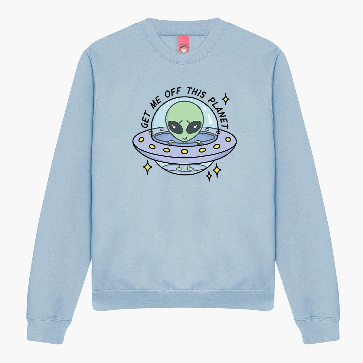Ethically Made Planet Escape Sweatshirt Unisex Fit