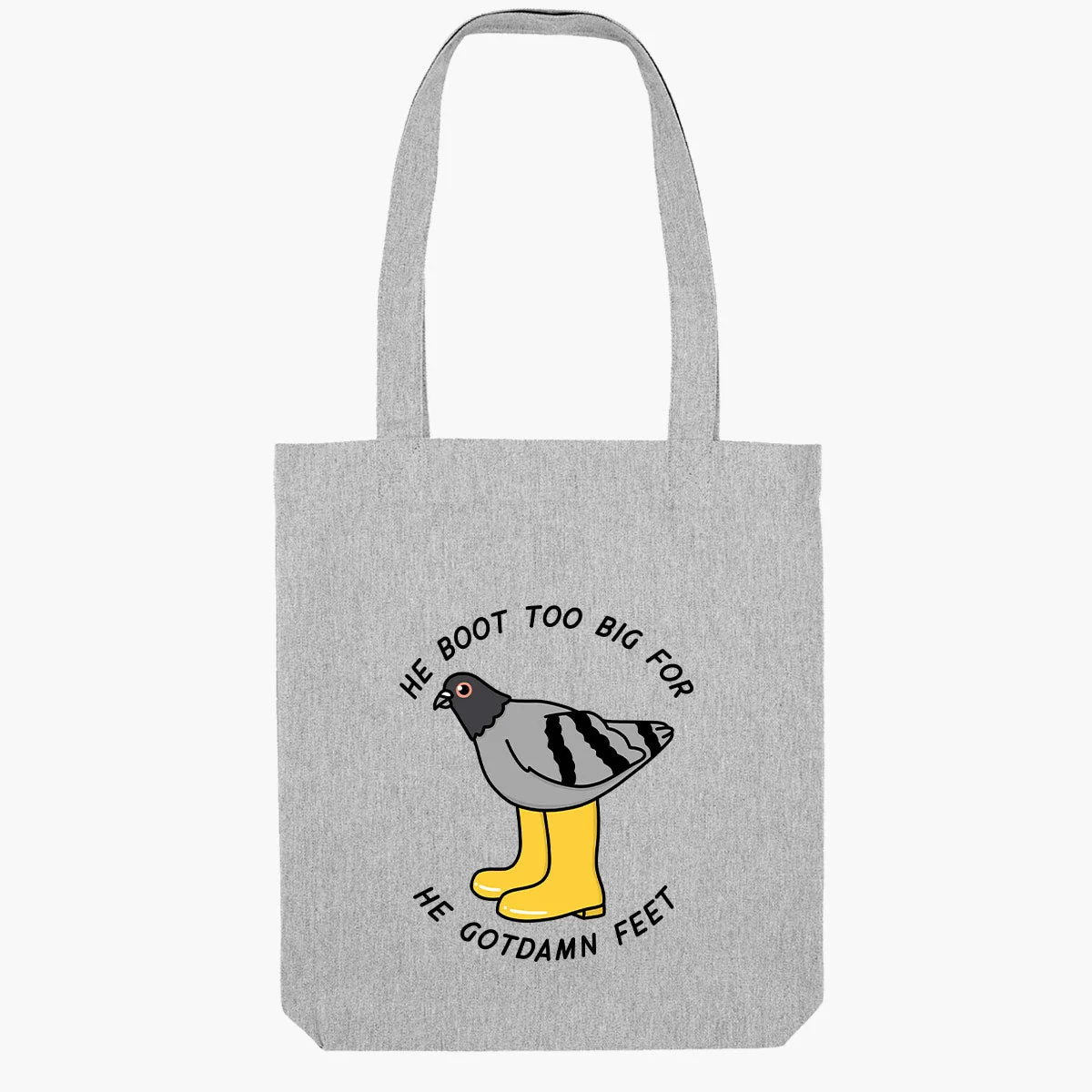 Sassy Cotton Tote Bag Natural Grey Black Color Options