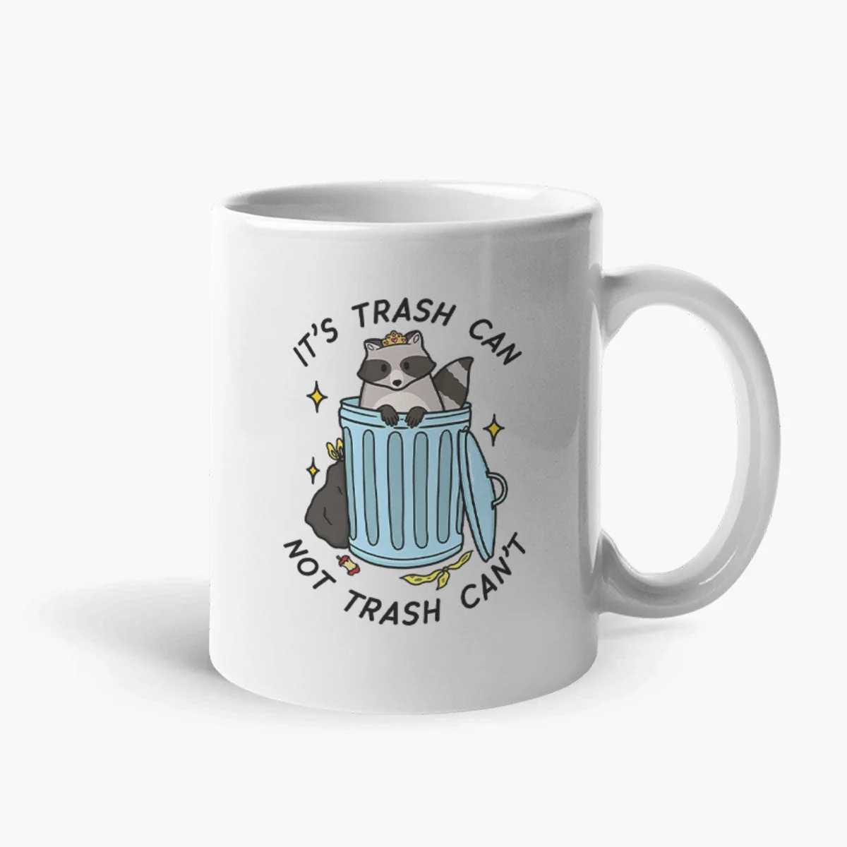 White Trash Can Coffee Mug 11oz for Funny Gift - Unique Design