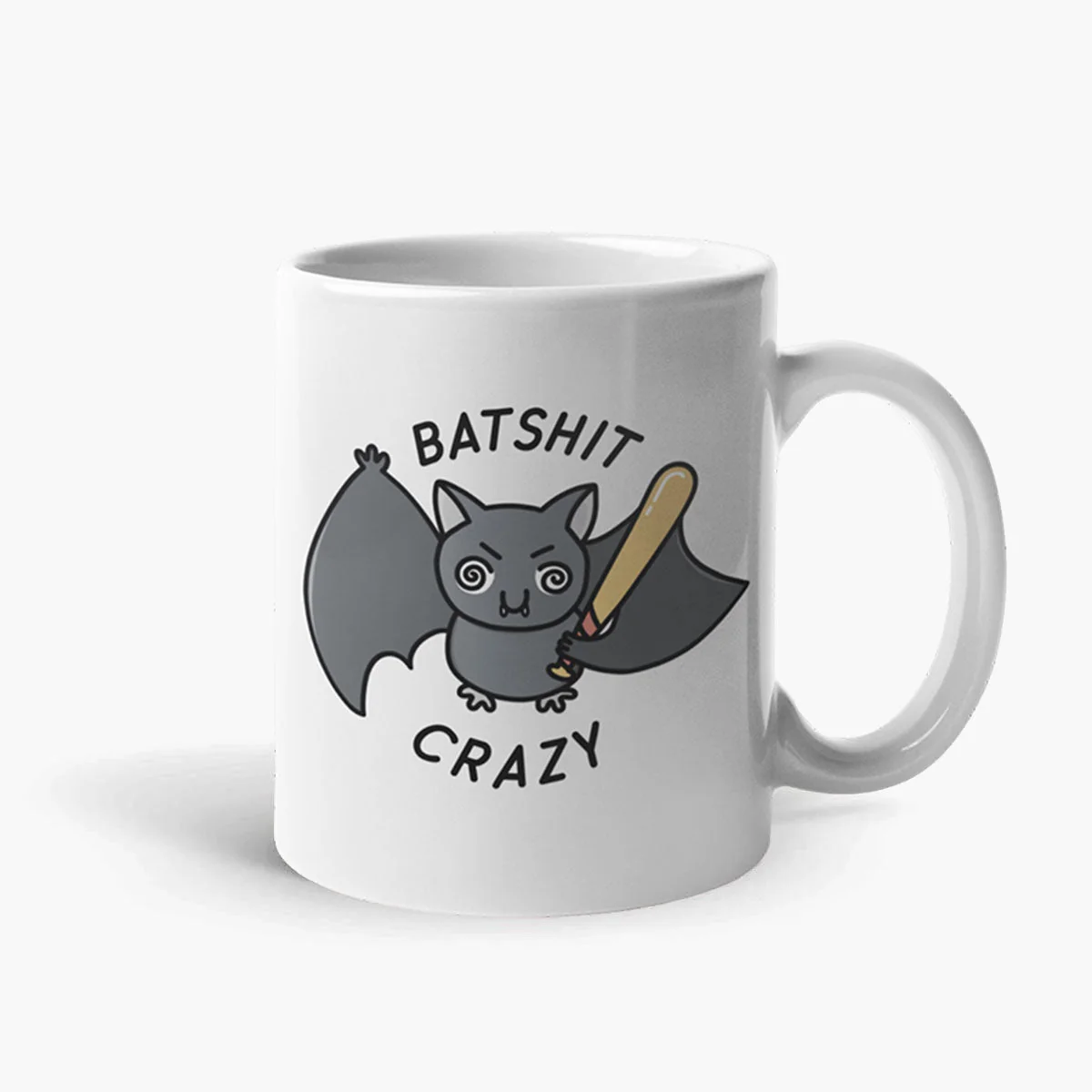 Sassy Batshit 11oz White Ceramic Coffee Mug