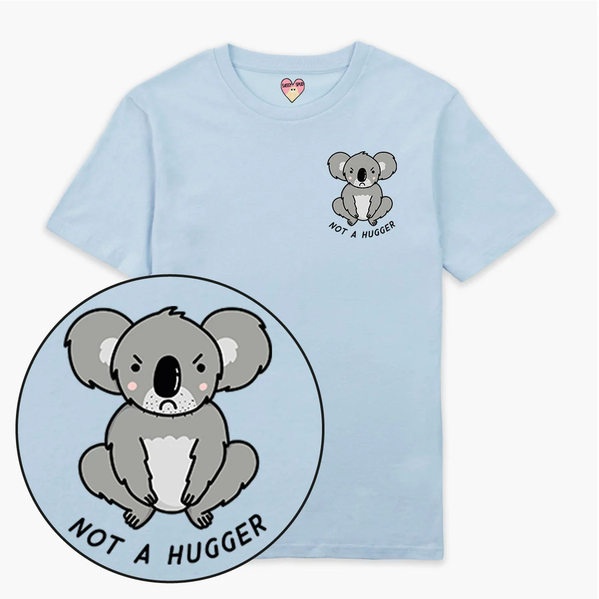 Organic Cotton Unisex Printed T-Shirt - Sassy Spud Design