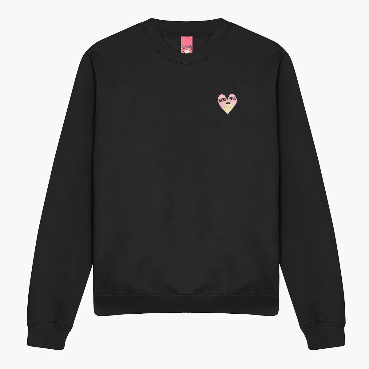 Embroidered Sweatshirt with Unisex Fit
