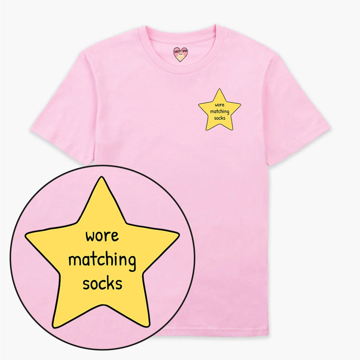 Organic Cotton Gold Star T-Shirt - Unisex Fit in Various Colors