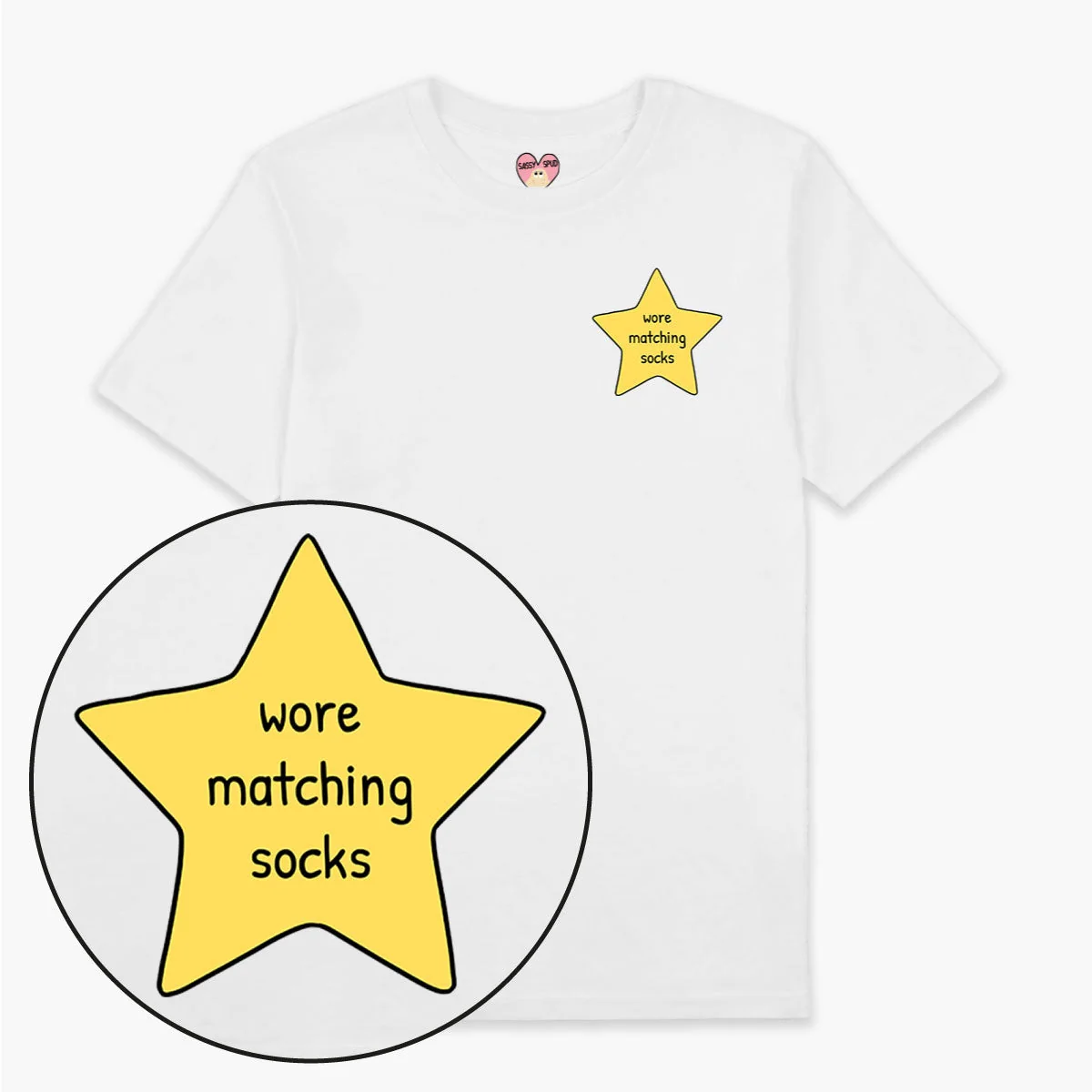 Organic Cotton Gold Star T-Shirt - Unisex Fit in Various Colors
