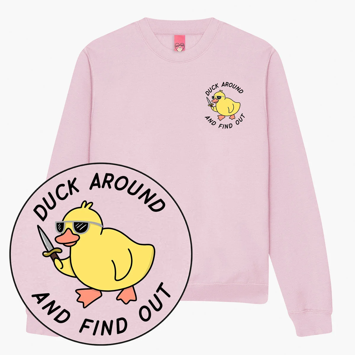 Cosy Duck Print Sweatshirt | Unisex Fit
