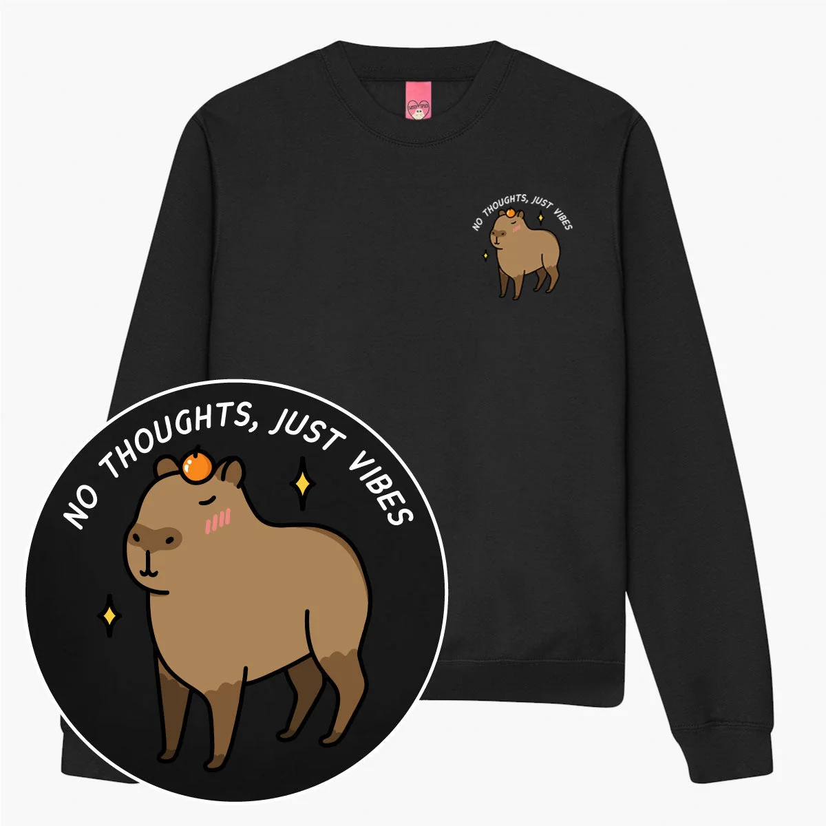 Cosy Vibes Printed Sweatshirt - Unisex Fit