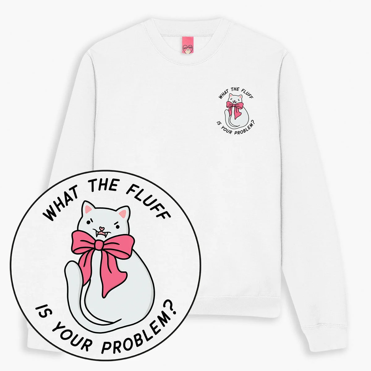 Cozy Printed Sweatshirt - Unisex Fit and Cute Design