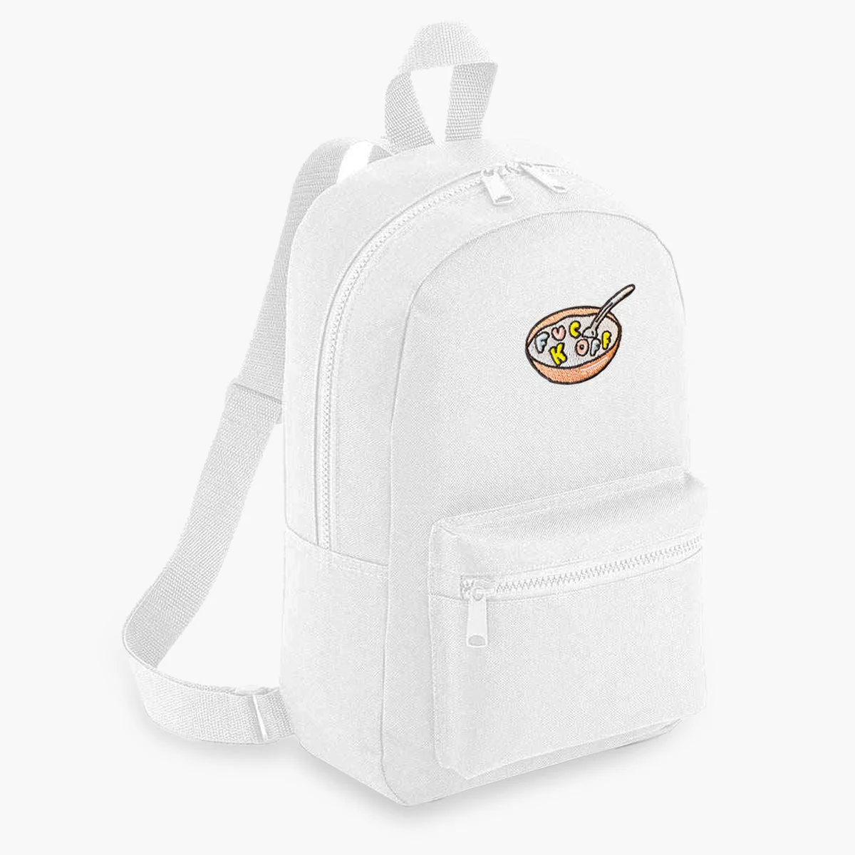 Sassy Embroidered Mini Backpack - Durable Vegan Ethical Design