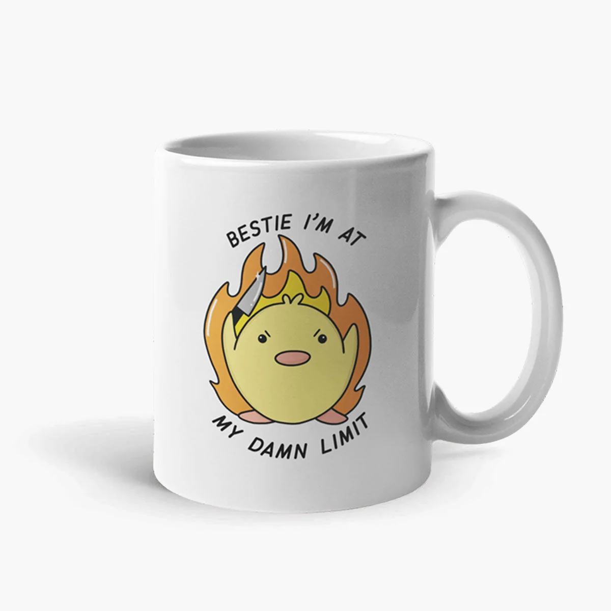 Sassy Spud Funny Limitation White Ceramic Coffee Mug 11oz