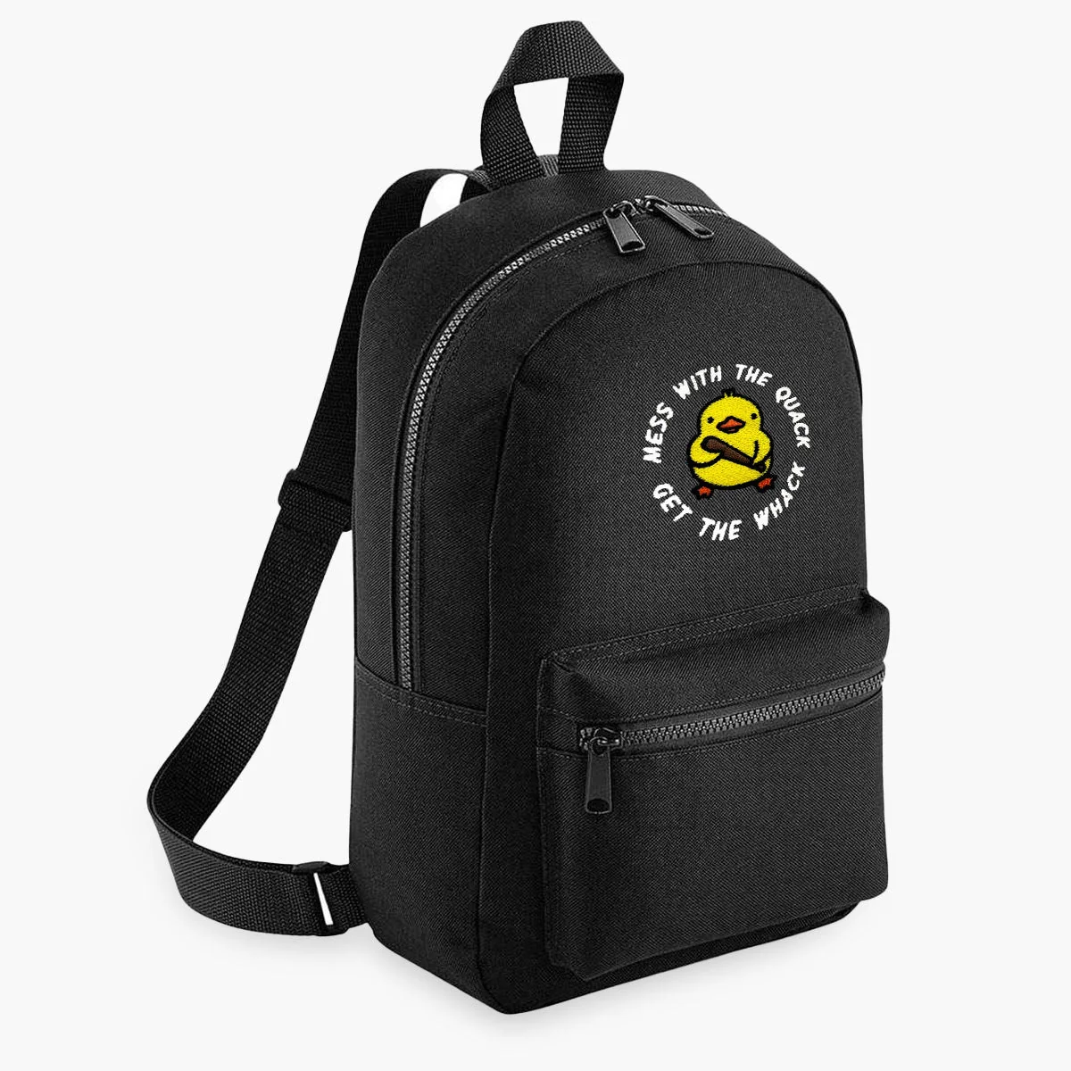 Sassy Embroidered Mini Backpack - Durable Vegan Bag