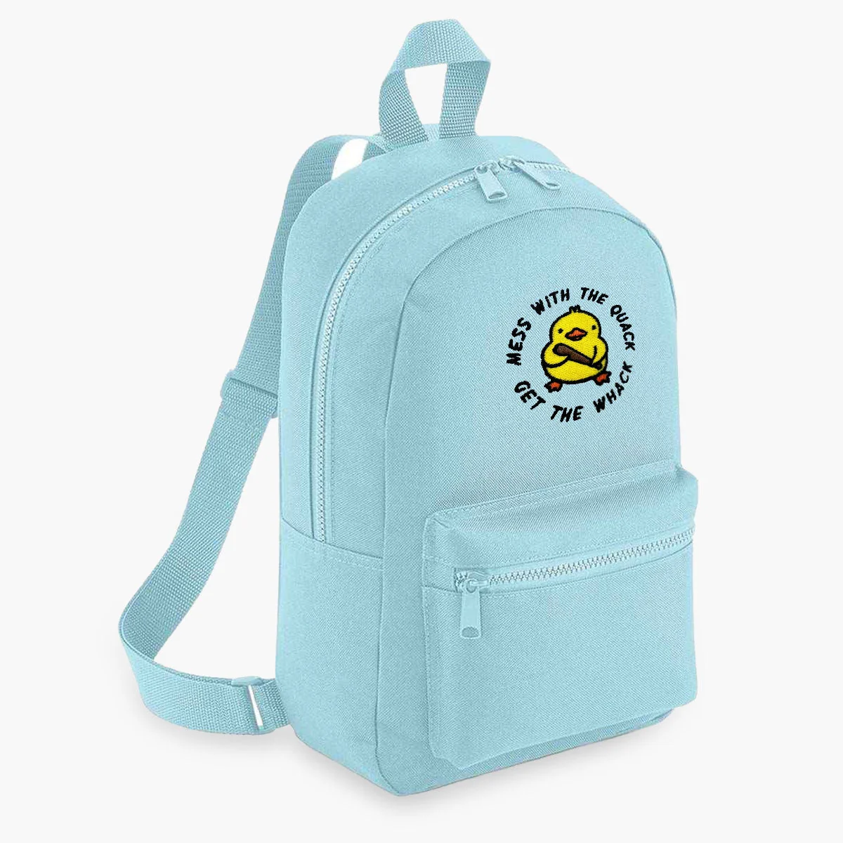 Sassy Embroidered Mini Backpack - Durable Vegan Bag