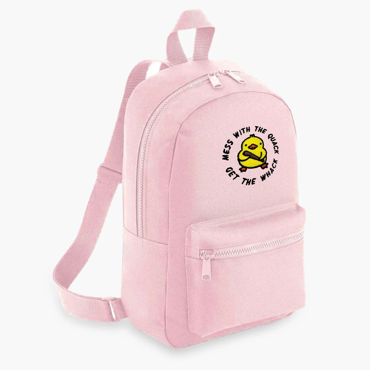 Sassy Embroidered Mini Backpack - Durable Vegan Bag