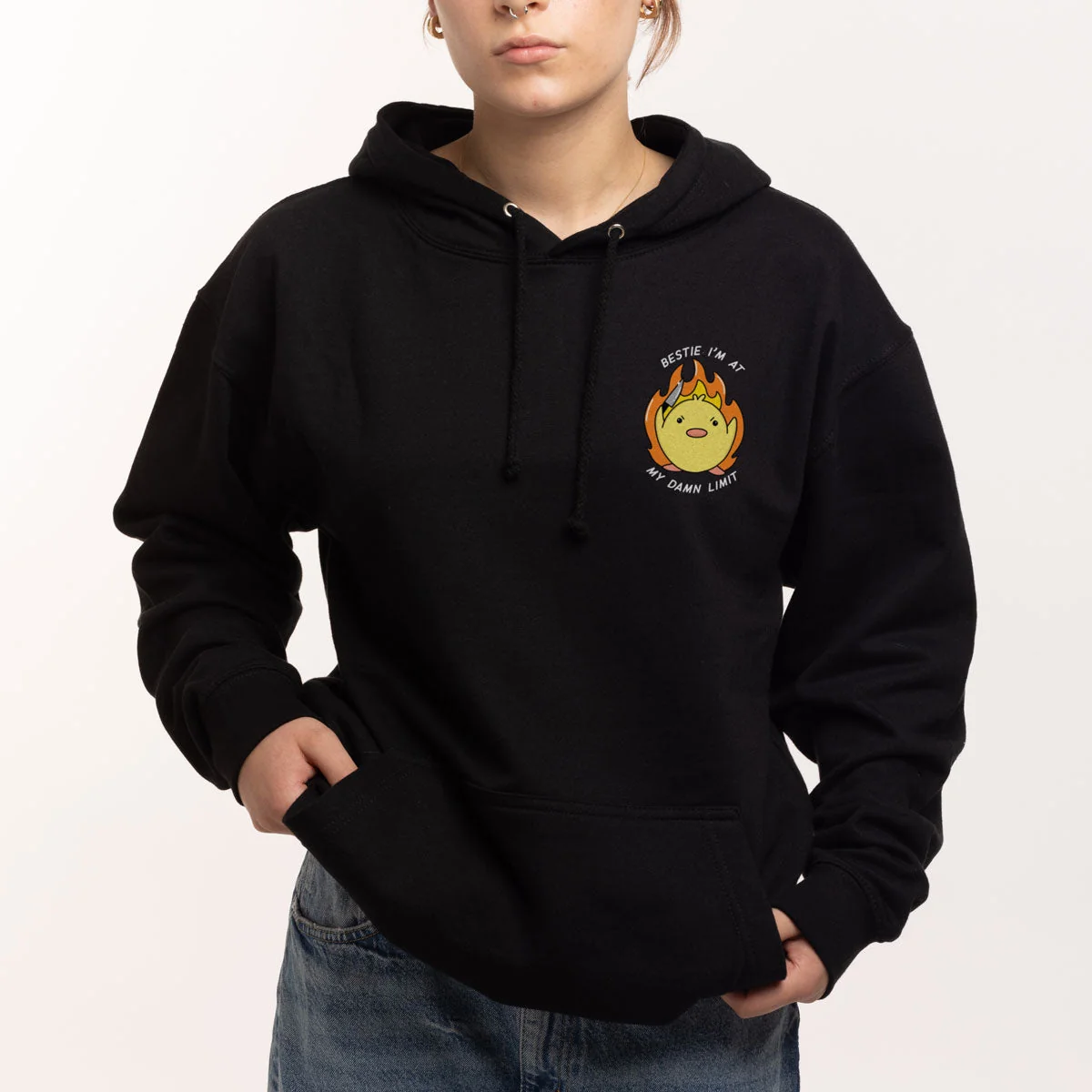 Premium Cosy Unisex Hoodie with Cute Print Detail