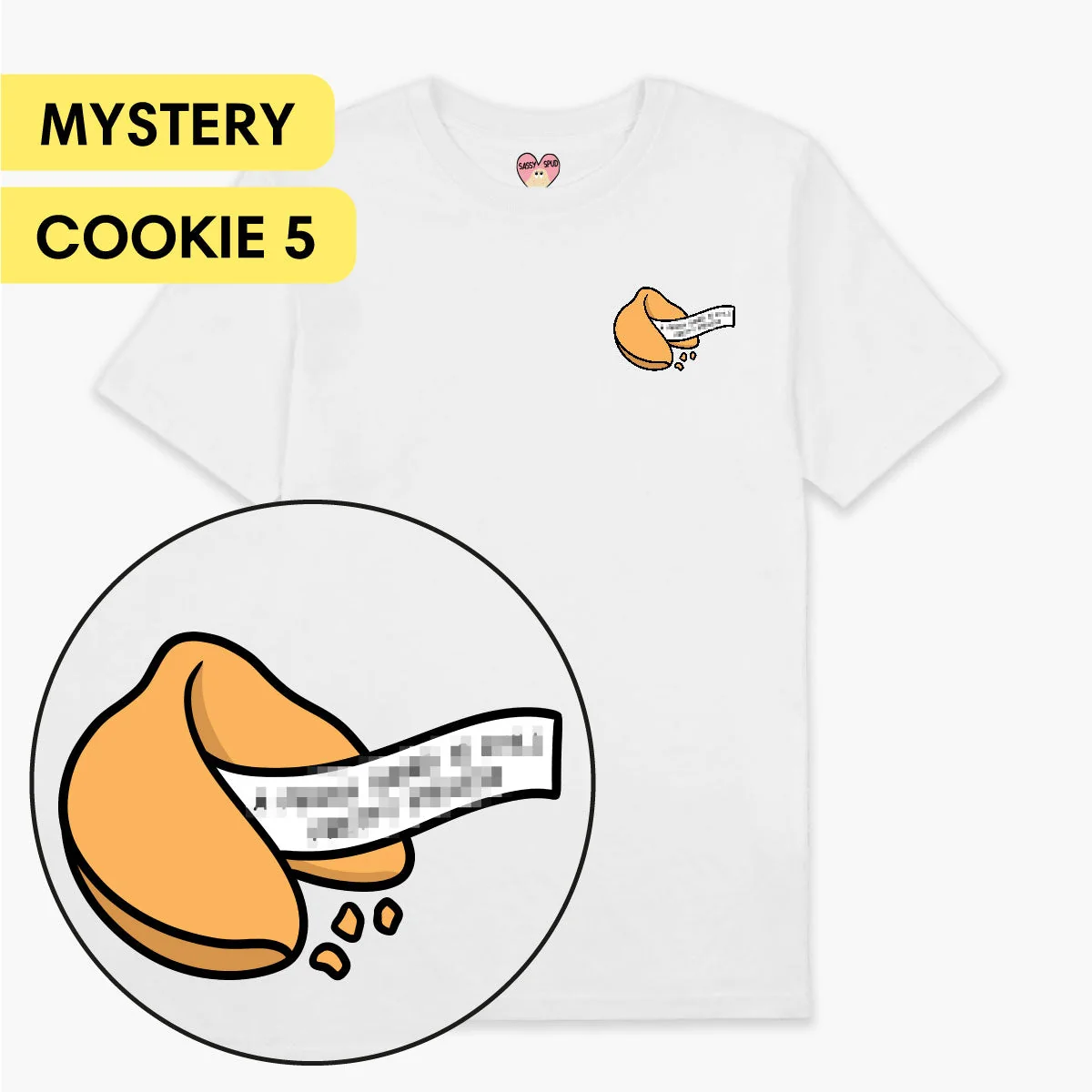 Mystery Cookie Surprise Fortune Message T-Shirt