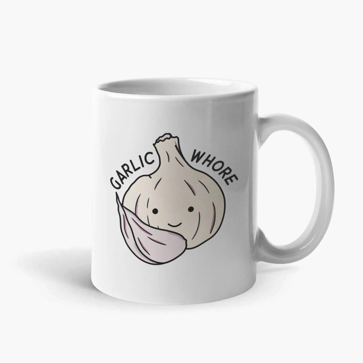 Funny Garlic Ceramic Coffee Mug - Sassy Spud Design