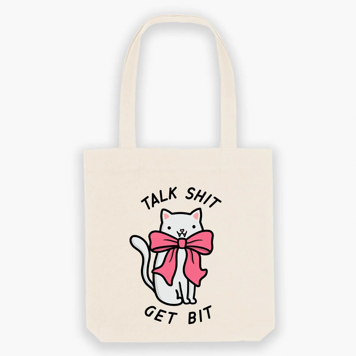 Sassy Print Organic Cotton Tote Bag