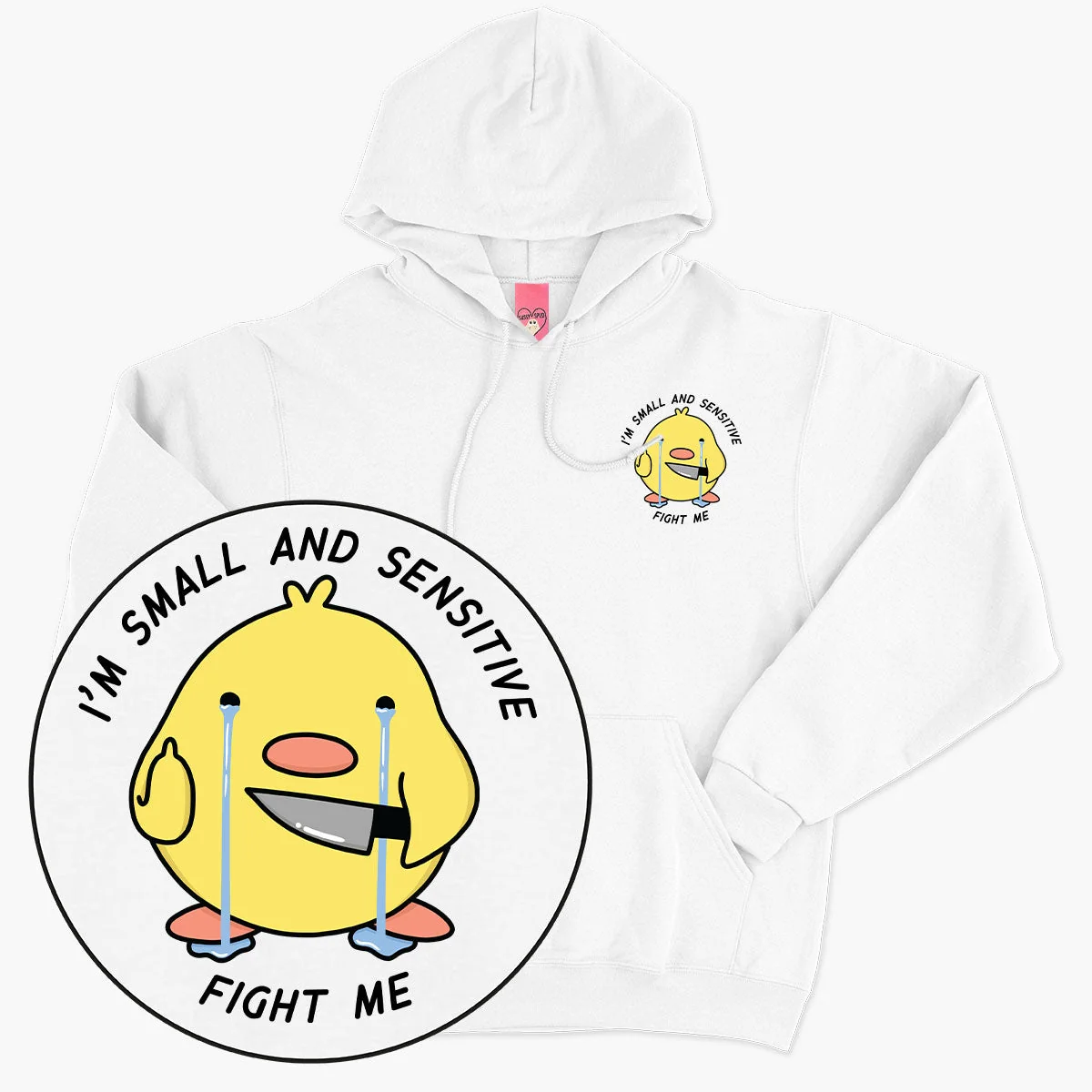 Cozy White & Black Unisex Hoodie - Premium Quality