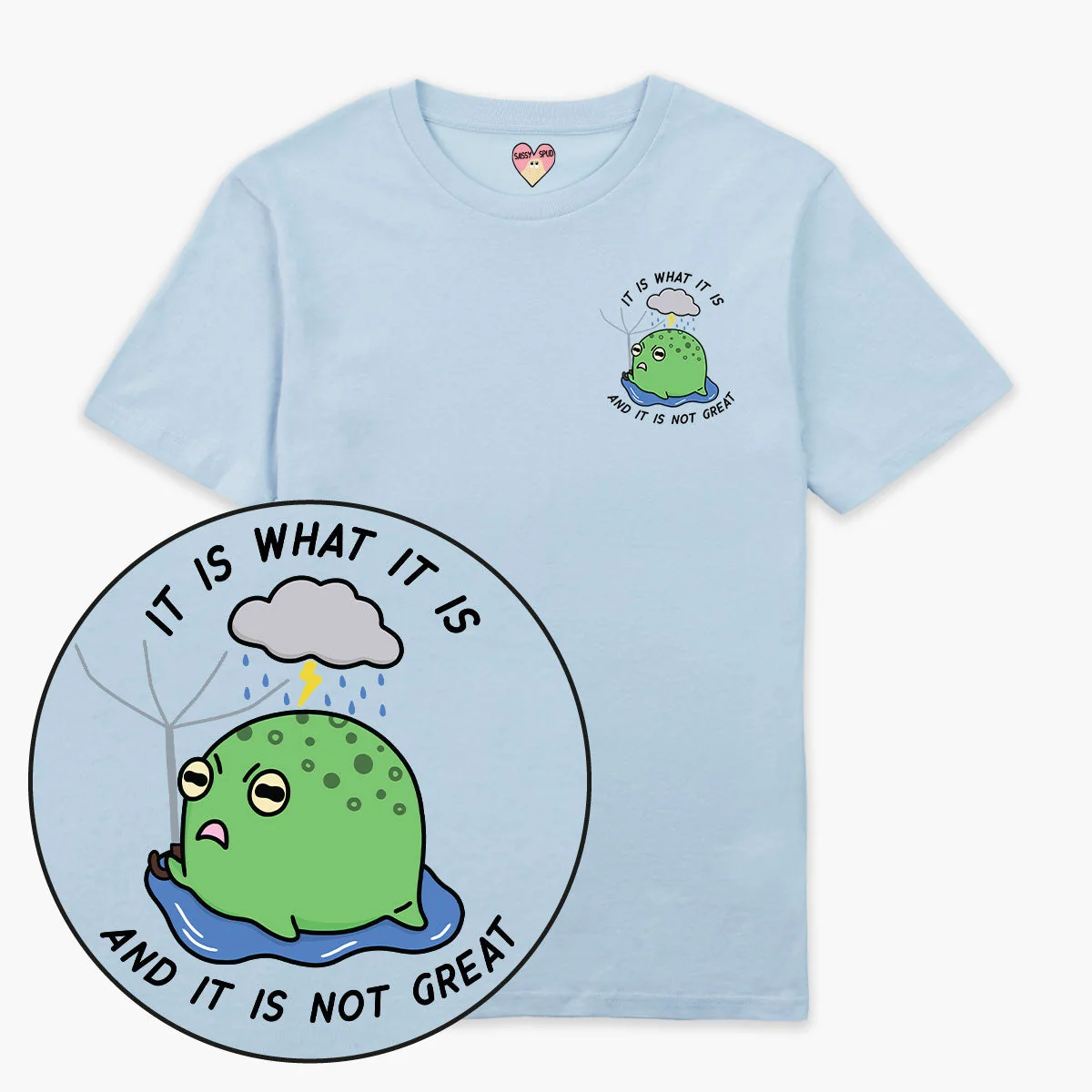 Organic Cotton Unisex T-Shirt - Sassy Spud Design