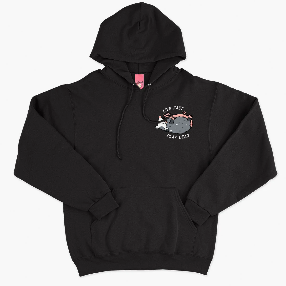 Possum Print Unisex Hoodie - Cute Graphic Sweatshirt