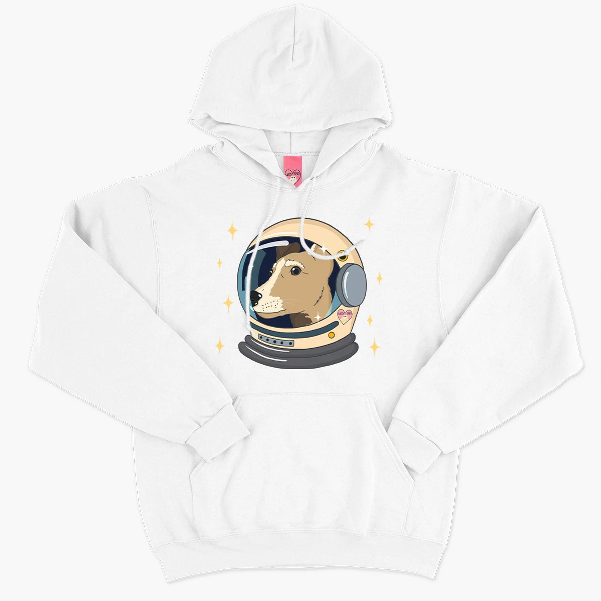 Cosy Space Dog Printed Unisex Hoodie