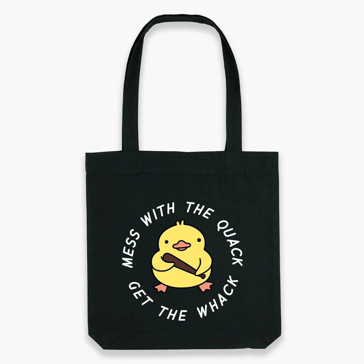 Sassy Quack Print Tote Bag - Eco-Friendly and Durable