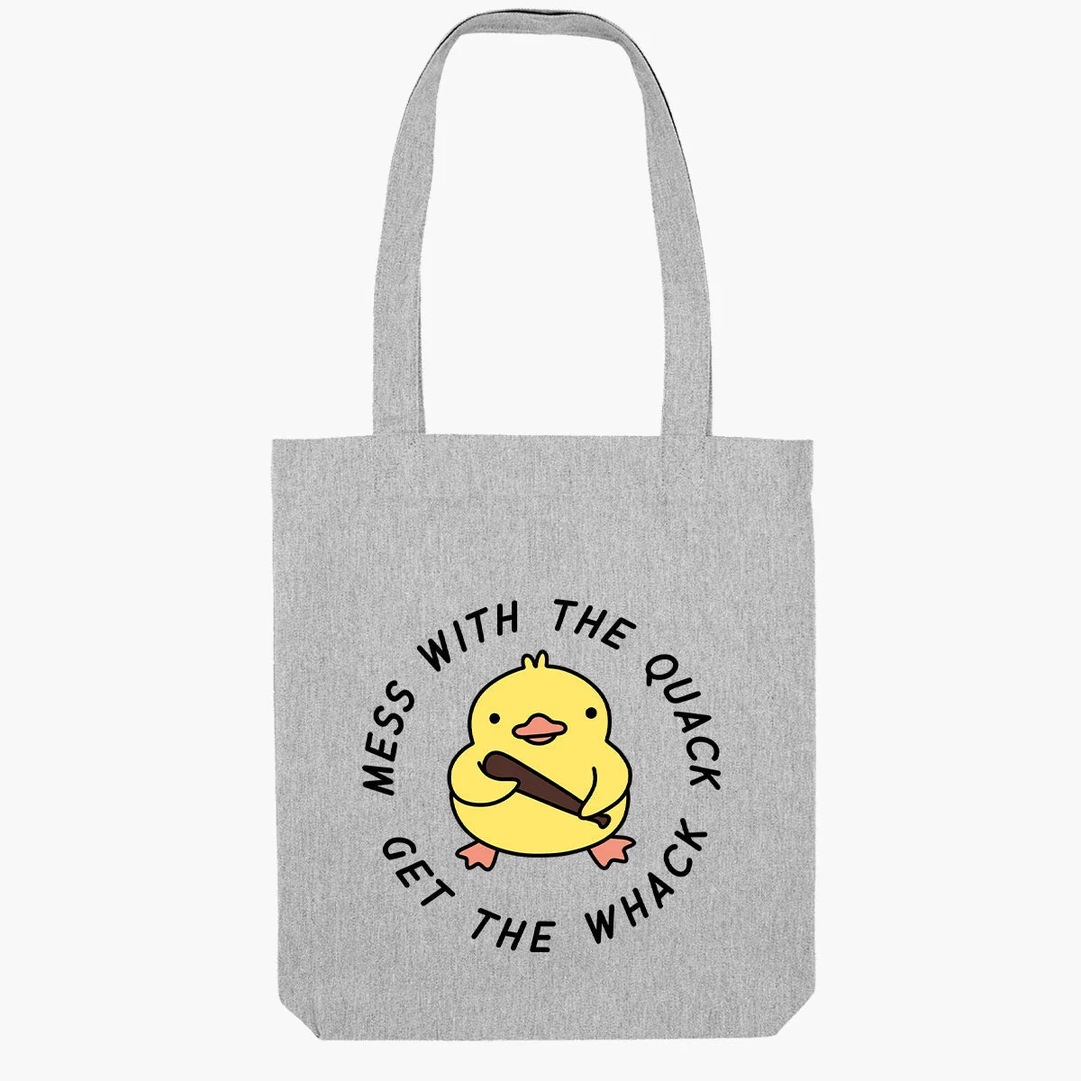 Sassy Quack Print Tote Bag - Eco-Friendly and Durable