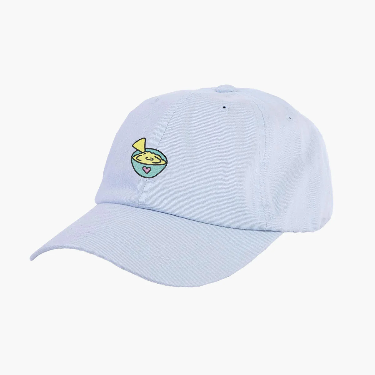 Embroidered Mom Cap in Pastel Green: Eco-Friendly Fashion Hat