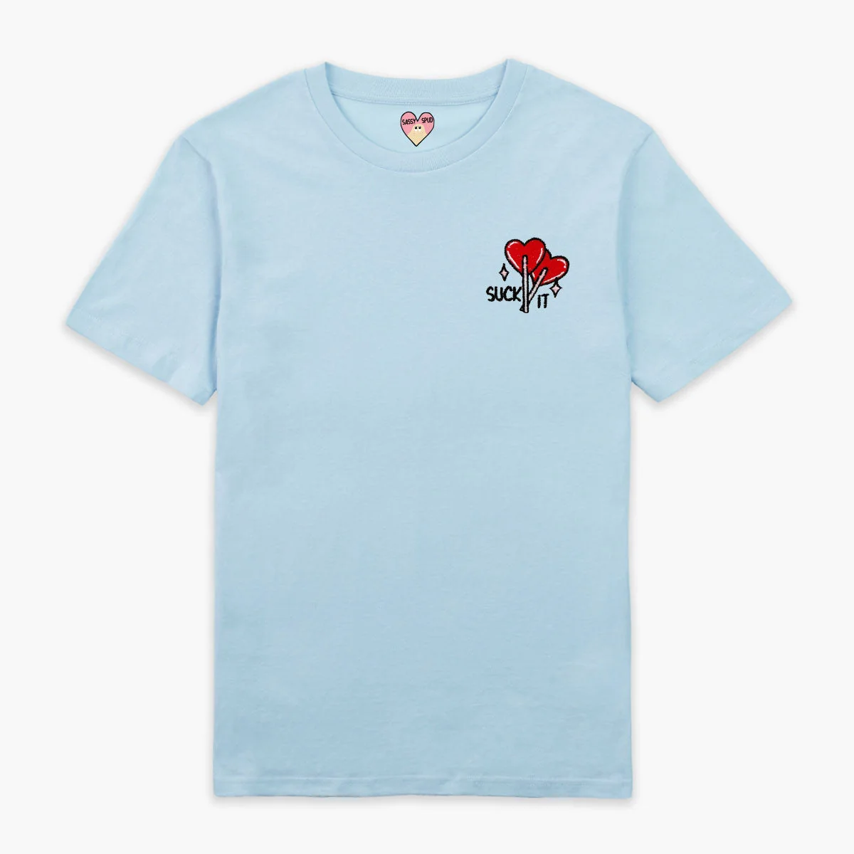 Embroidered Organic Cotton Unisex T-Shirt with Unique Design