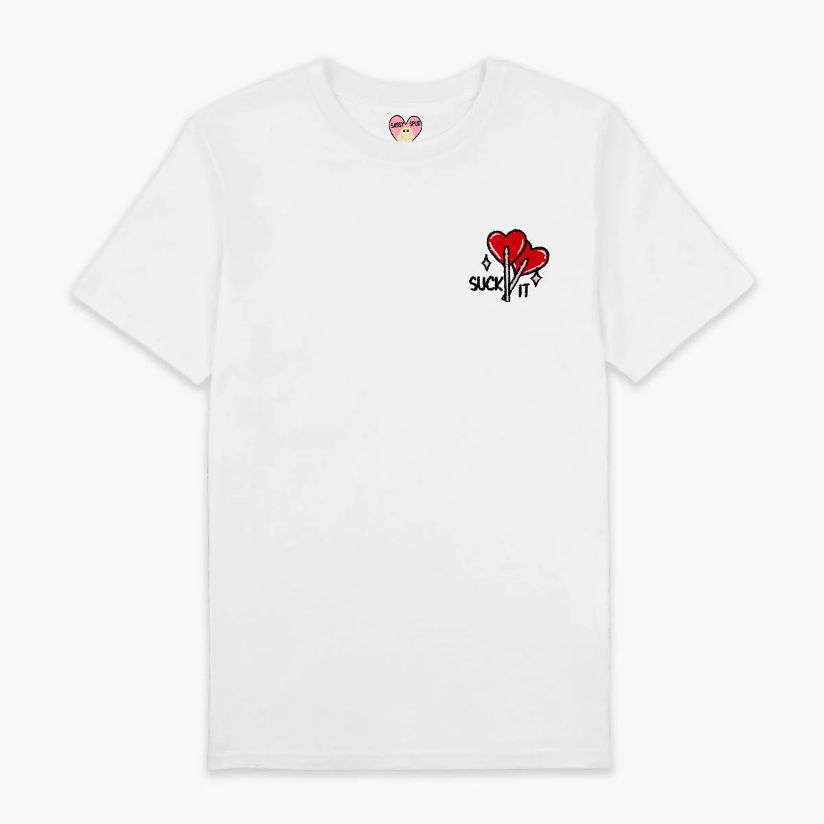 Embroidered Organic Cotton Unisex T-Shirt with Unique Design