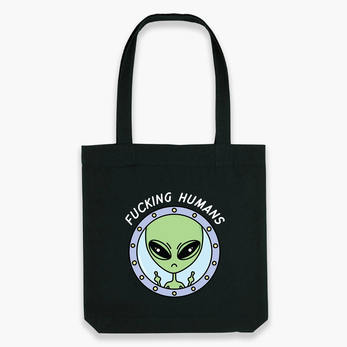 Sassy Alien Print Tote Bag - Durable Sassy Accessory