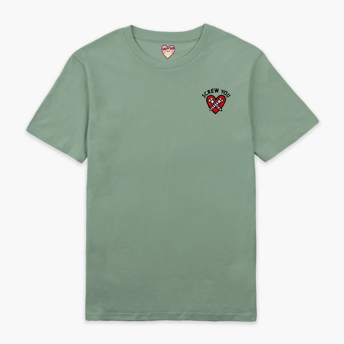Embroidered Organic Cotton Unisex T-Shirt | Eco-Friendly