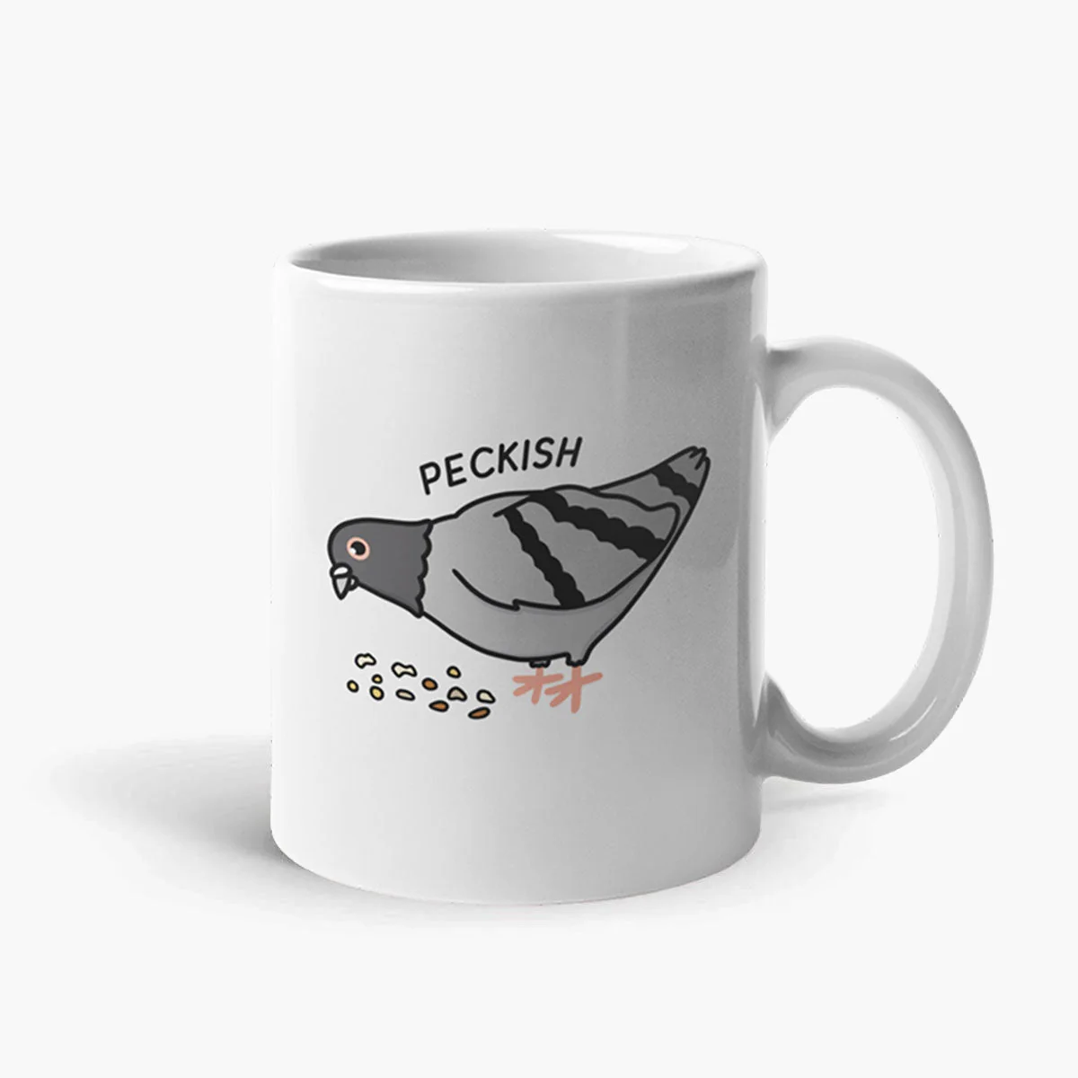 Funny White Ceramic Coffee Mug - Eco-Friendly Dishwasher and Microwave Safe