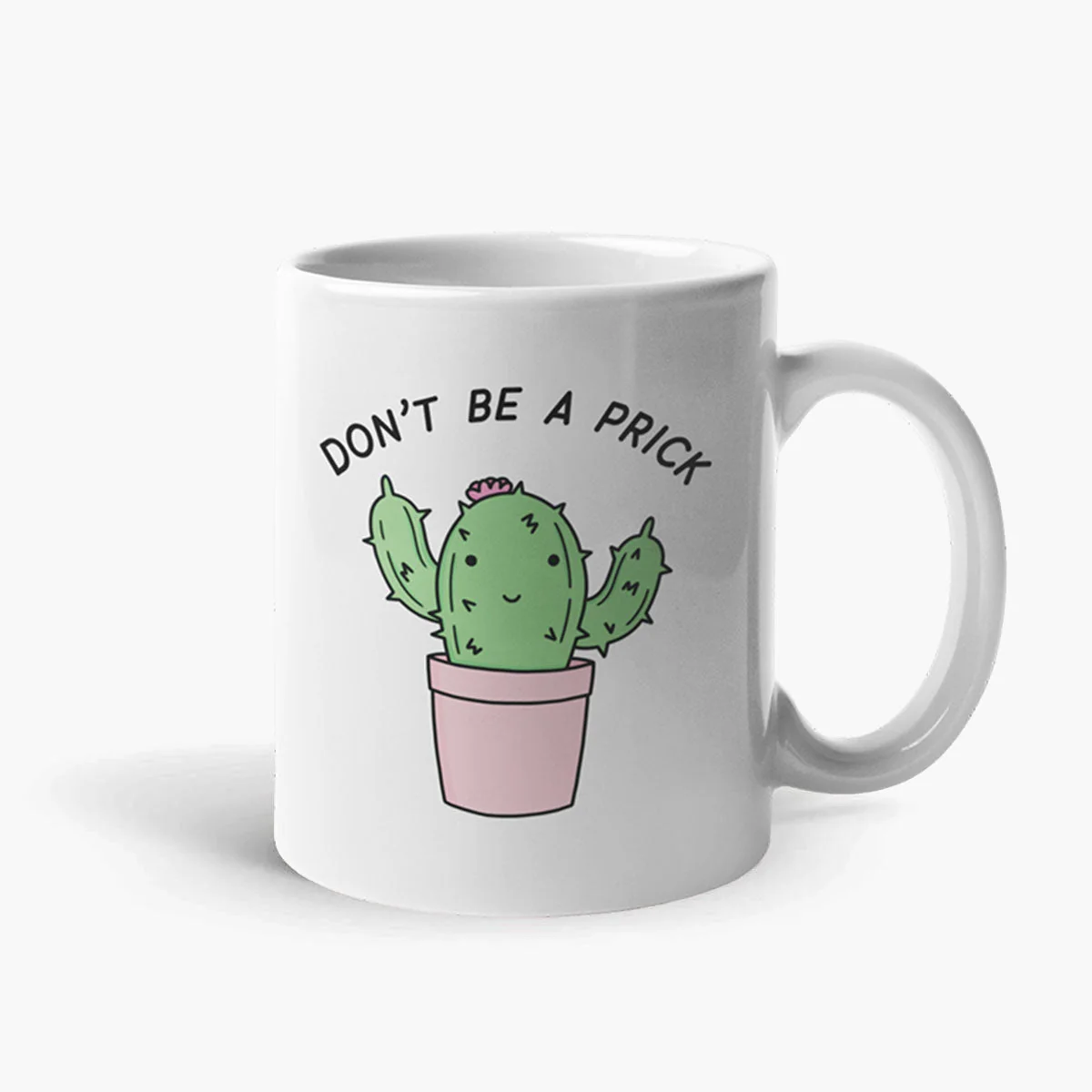 Funny Prickly Humor 11oz White Ceramic Mug