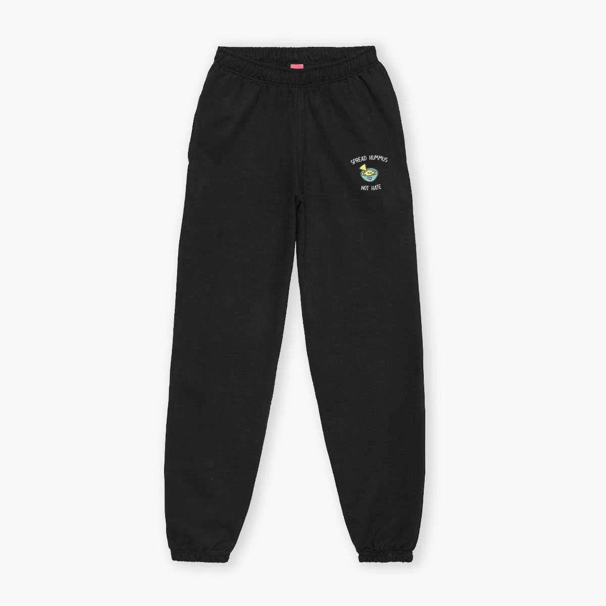 Embroidered Hummus Lover Joggers - Unisex Fit Casual Pants