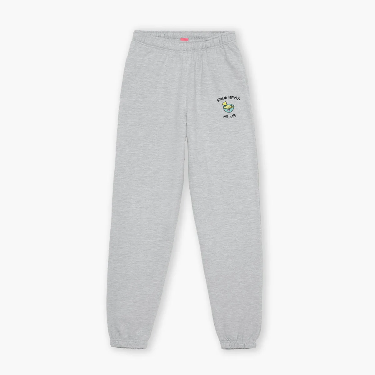 Embroidered Hummus Lover Joggers - Unisex Fit Casual Pants