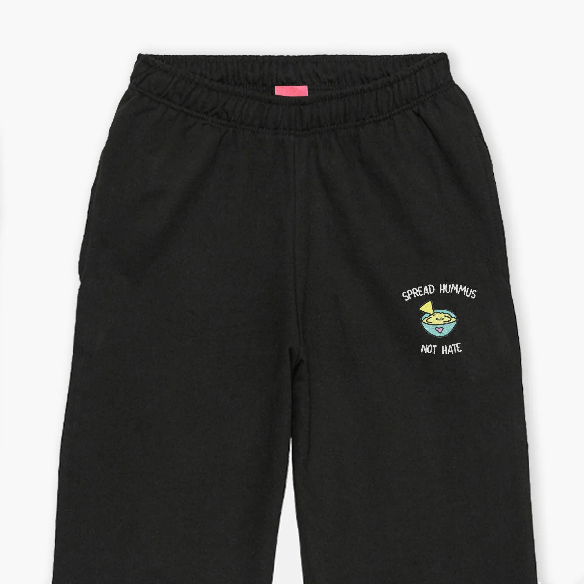 Embroidered Hummus Lover Joggers - Unisex Fit Casual Pants