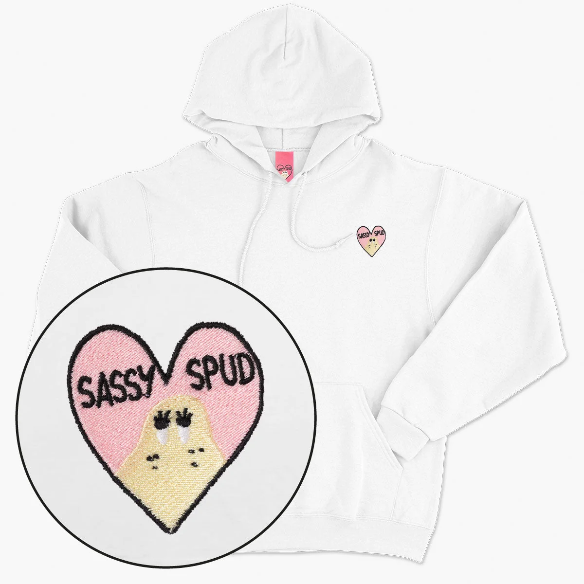 Embroidered Unisex Hoodie - Premium Quality Cotton