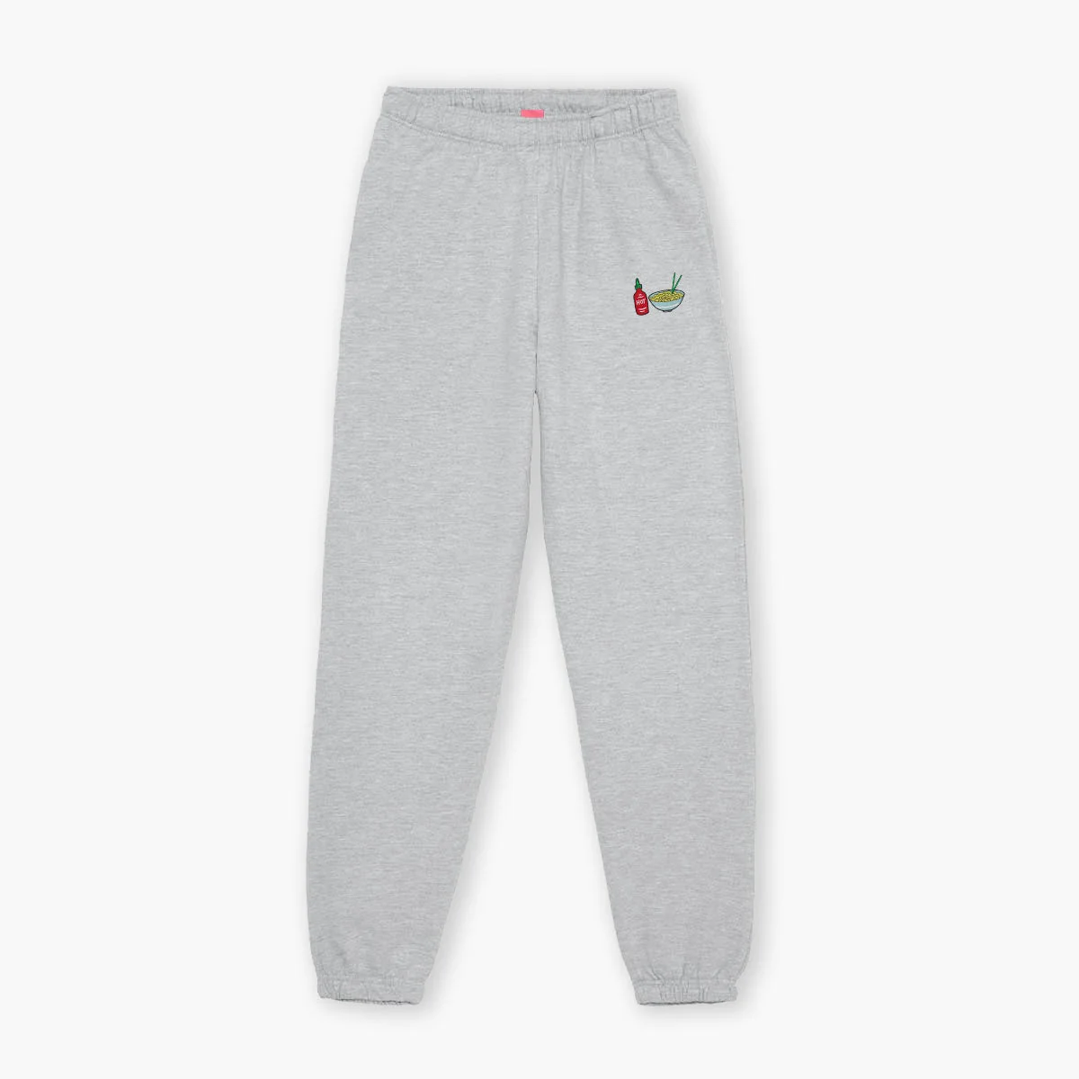 Embroidered Noodles Joggers - Cozy Unisex Fit