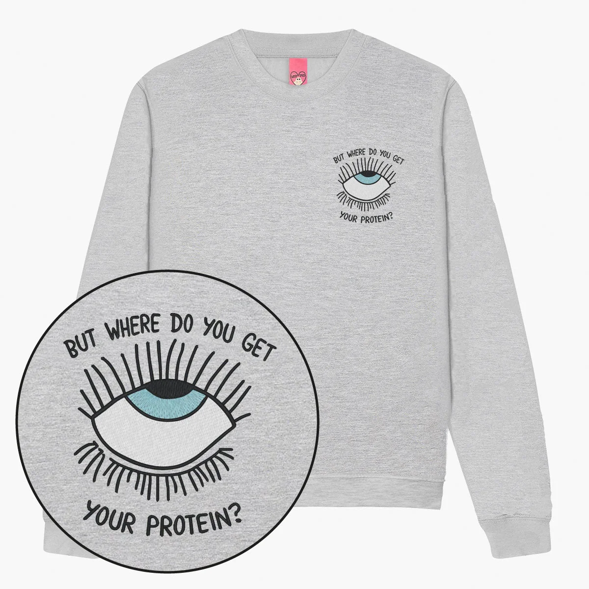Embroidered Unisex Sweatshirt | Premium Cosy Eco-Friendly JH030