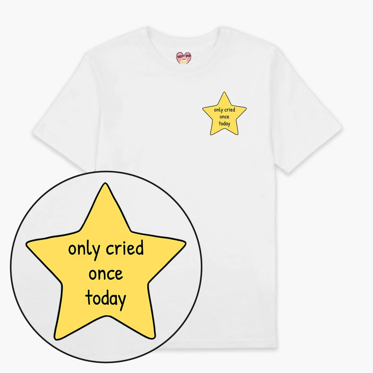 Gold Star Unisex Organic Cotton T-Shirt - Unique Sassy Spud Design