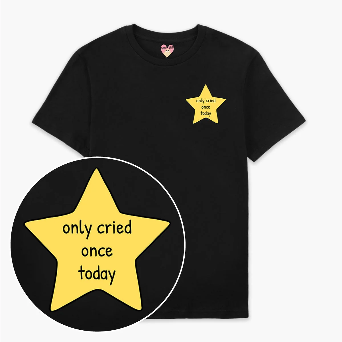 Gold Star Unisex Organic Cotton T-Shirt - Unique Sassy Spud Design