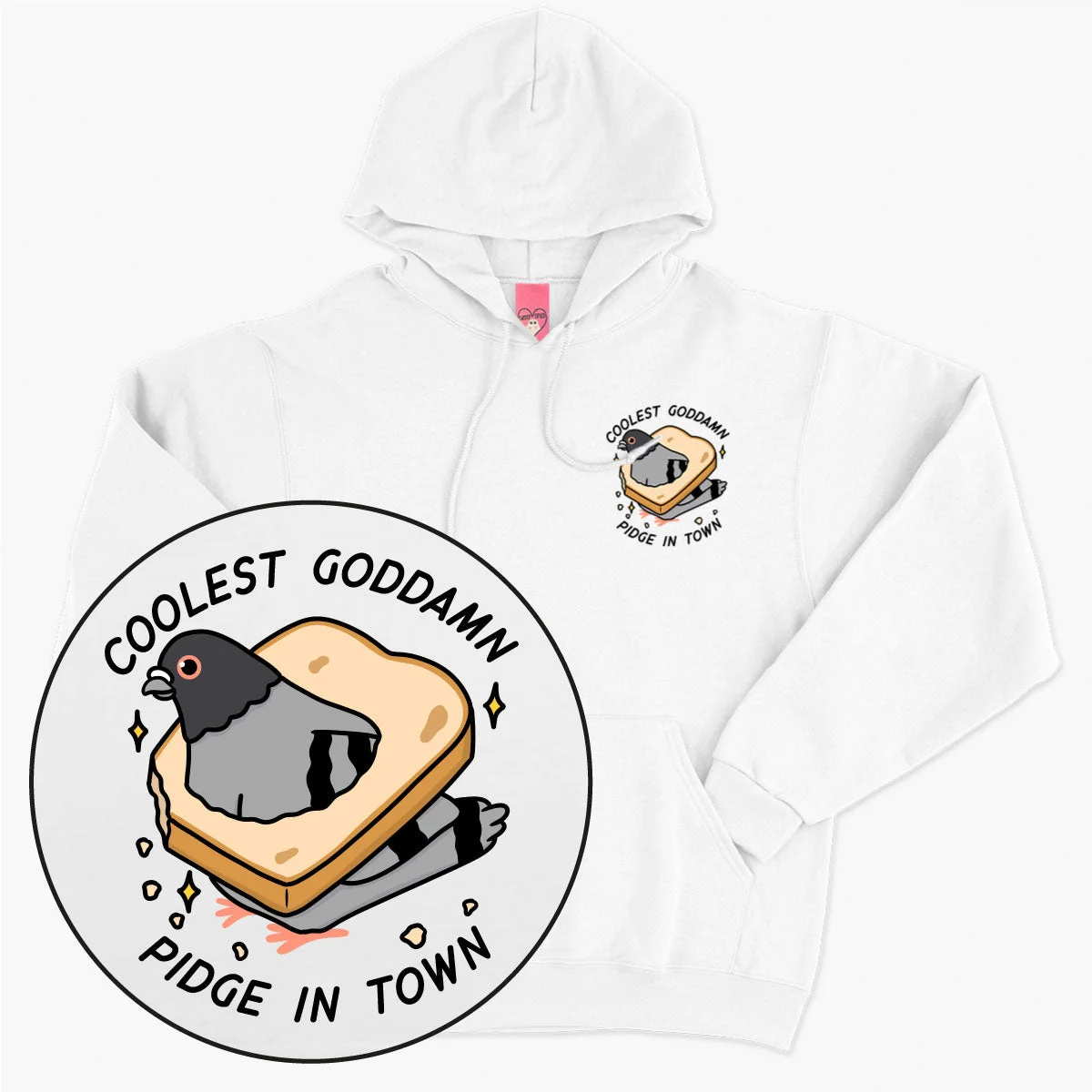 Cozy Print Unisex Hoodie - Variety of Colors and Sizes