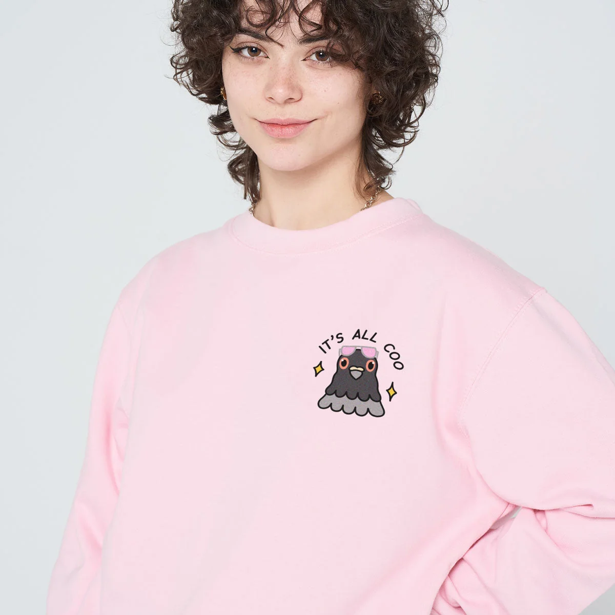 Cosy Unisex Printed Sweatshirt - Eco-Friendly Cotton