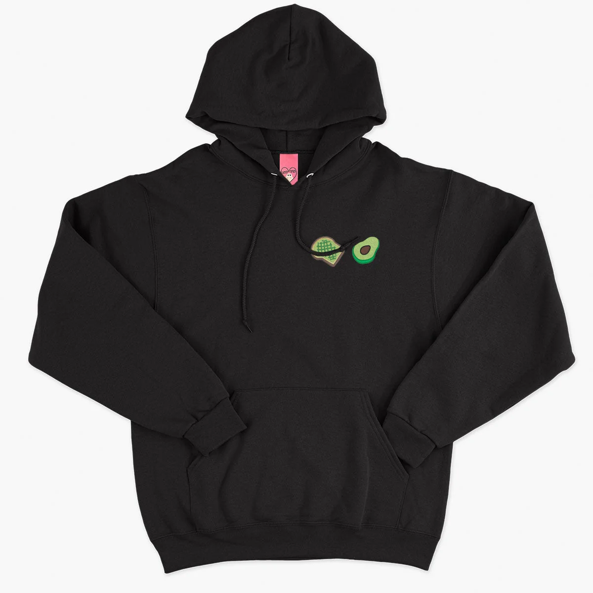 Embroidered Avocado Toast Hoodie - Unisex Fit Eco-Friendly JH001