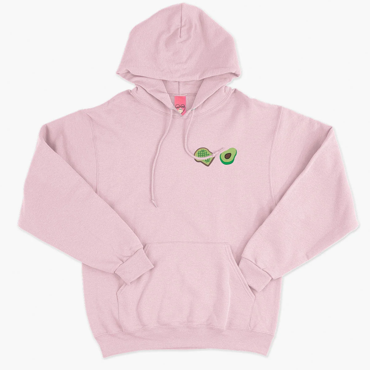Embroidered Avocado Toast Hoodie - Unisex Fit Eco-Friendly JH001