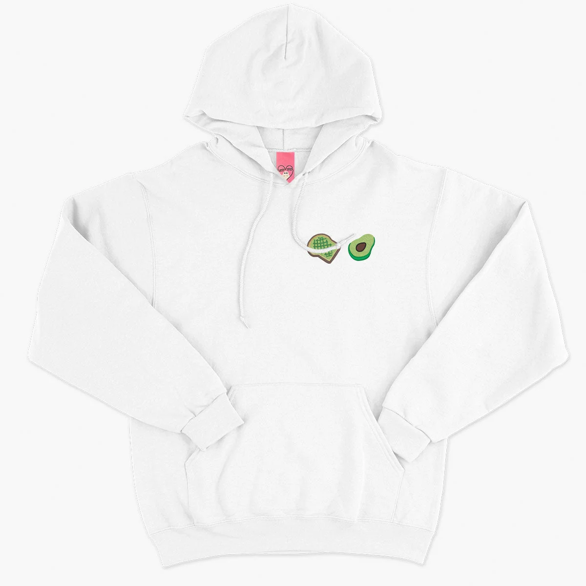 Embroidered Avocado Toast Hoodie - Unisex Fit Eco-Friendly JH001