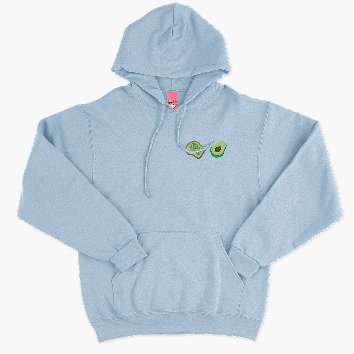 Embroidered Avocado Toast Hoodie - Unisex Fit Eco-Friendly JH001