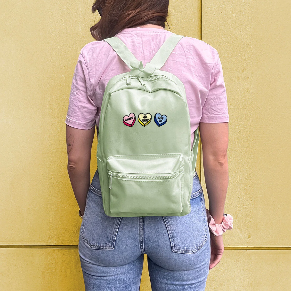 Embroidered Sassy Love Mini Backpack - Durable & Ethically Made